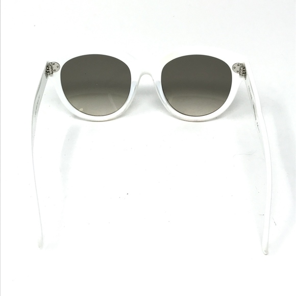 Celine Kim White Oversized Sunglasses CL 41444 - Picture 6 of 8